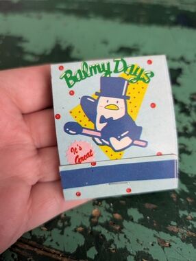 VTG Balmy Days 1980's Matches Pencil Collectible Erasers Made In Taiwan
